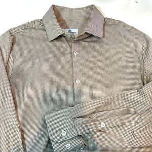 Mizzen & Main trim fit dress shirt in super-soft stretch fabric